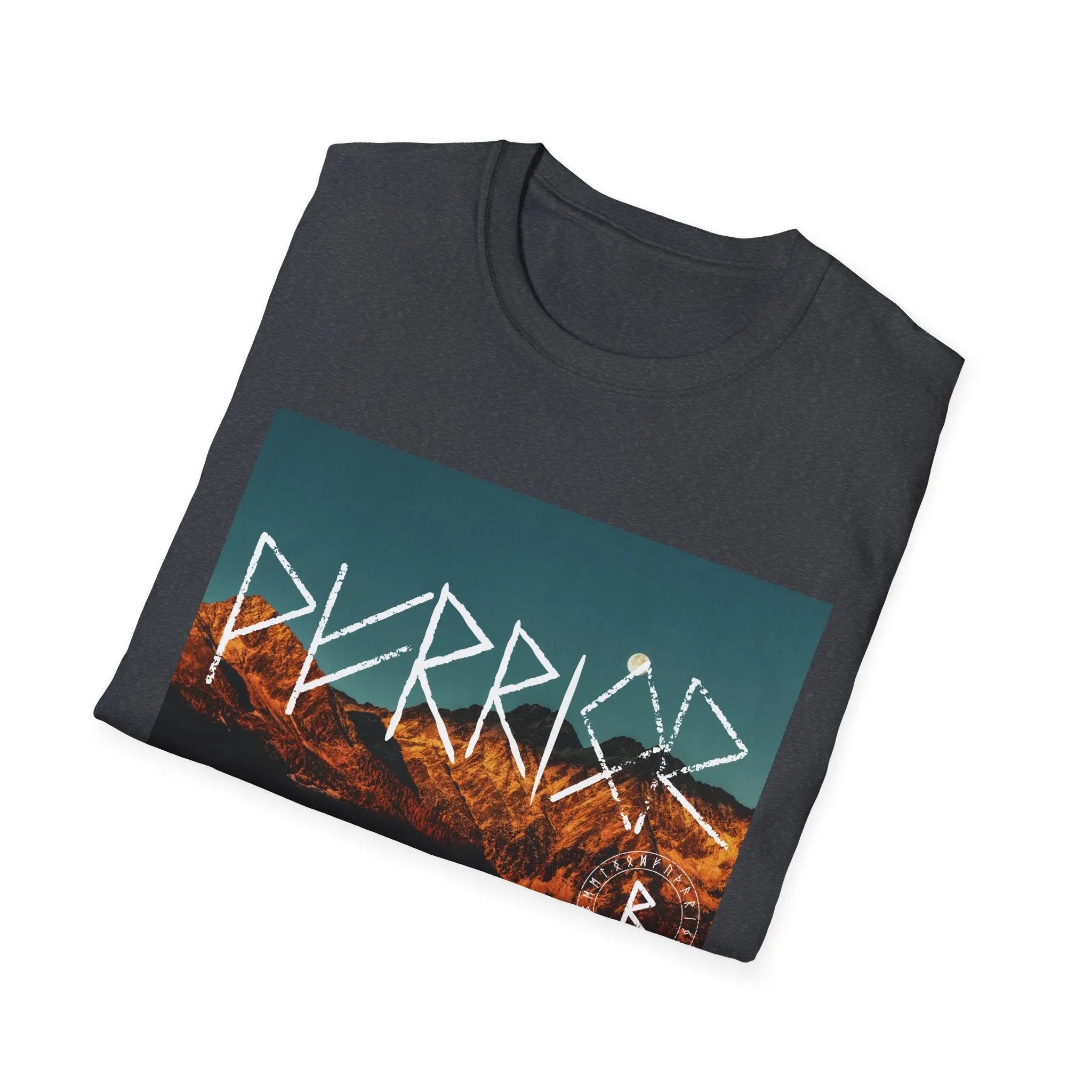 Printify Warrior Rune T-Shirt — Viking Rune Graphic Tee - T-Shirts T-Shirt