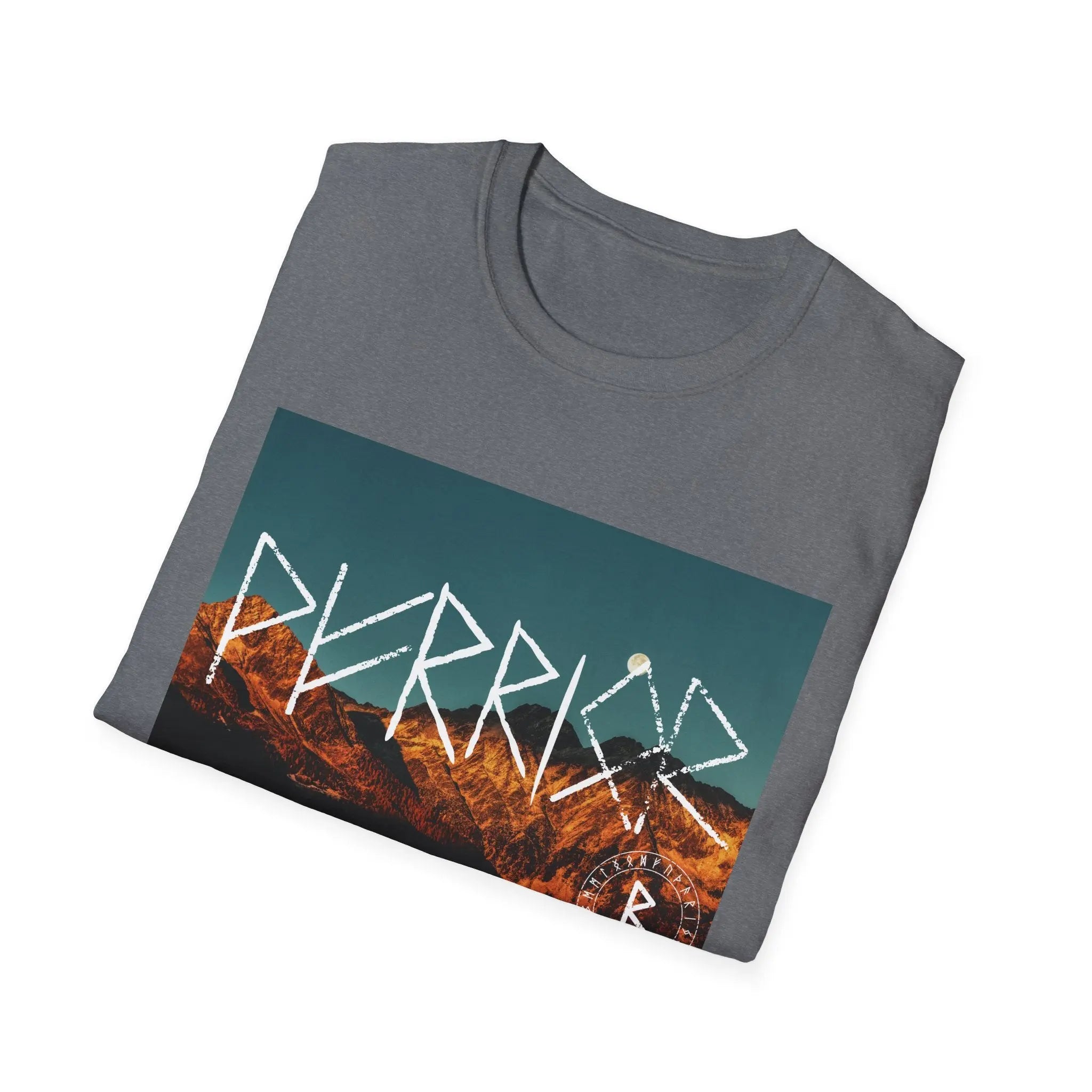 Printify Warrior Rune T-Shirt — Viking Rune Graphic Tee - T-Shirts T-Shirt
