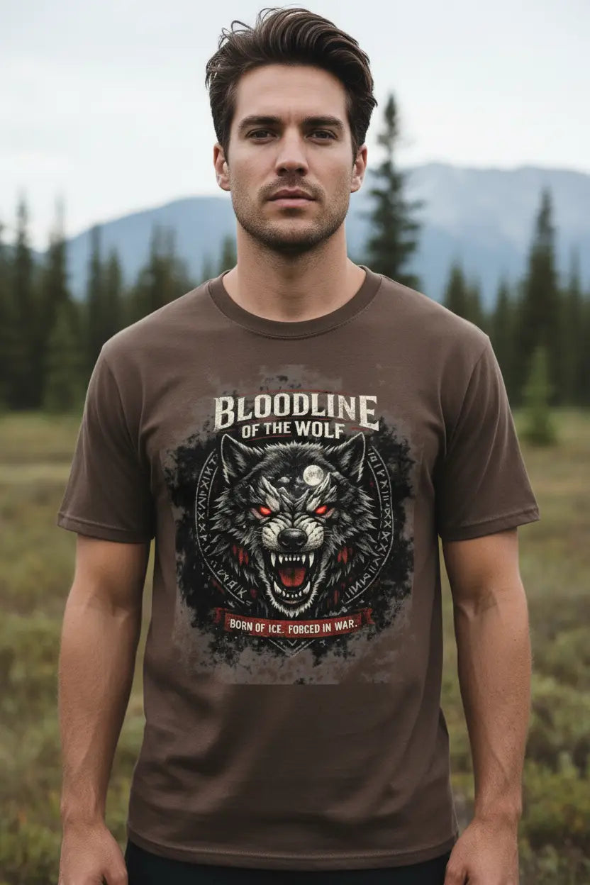 ODMPOD Bloodline Of The Wolf- Cotton Tee -