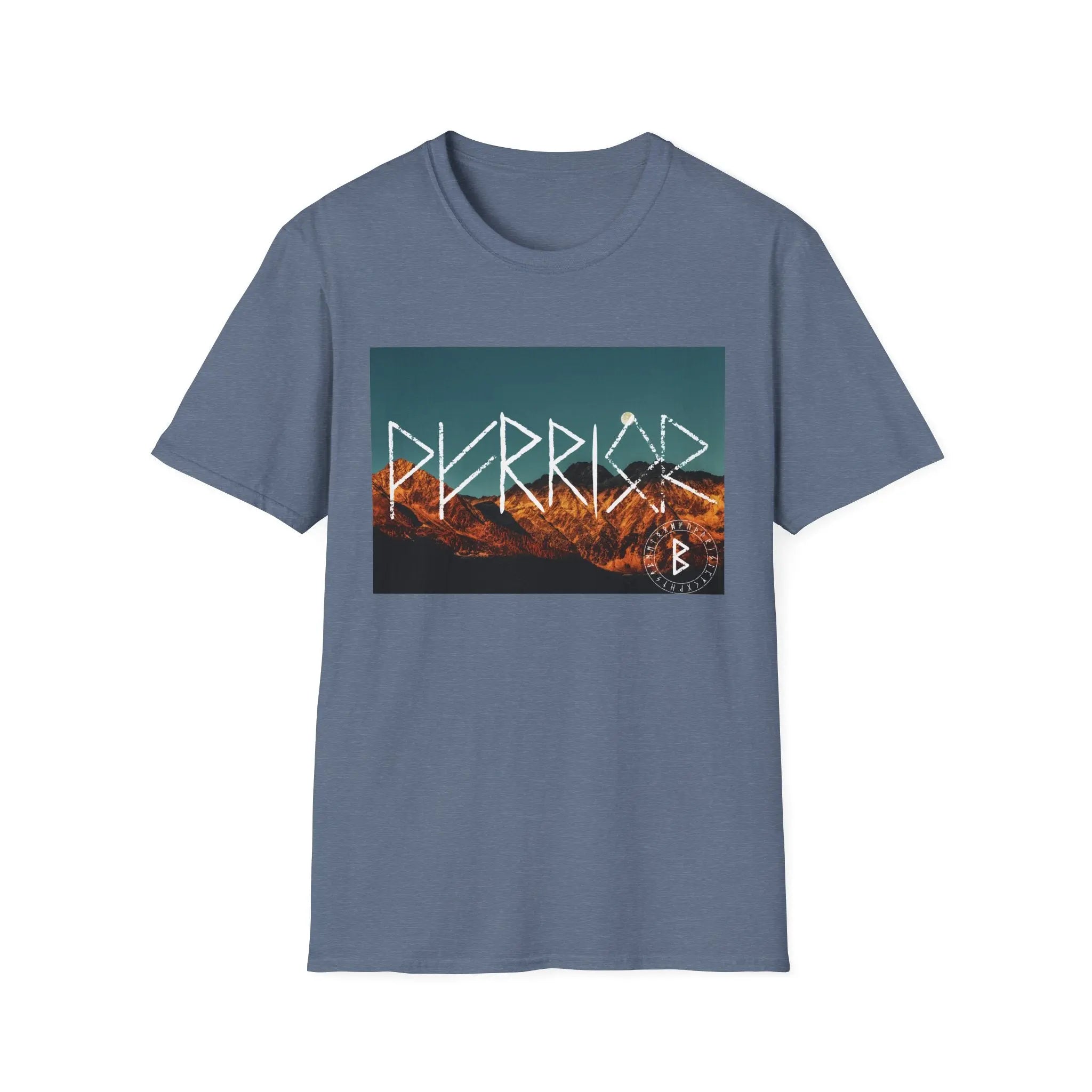 Printify Warrior Rune T-Shirt — Viking Rune Graphic Tee - T-Shirts T-Shirt