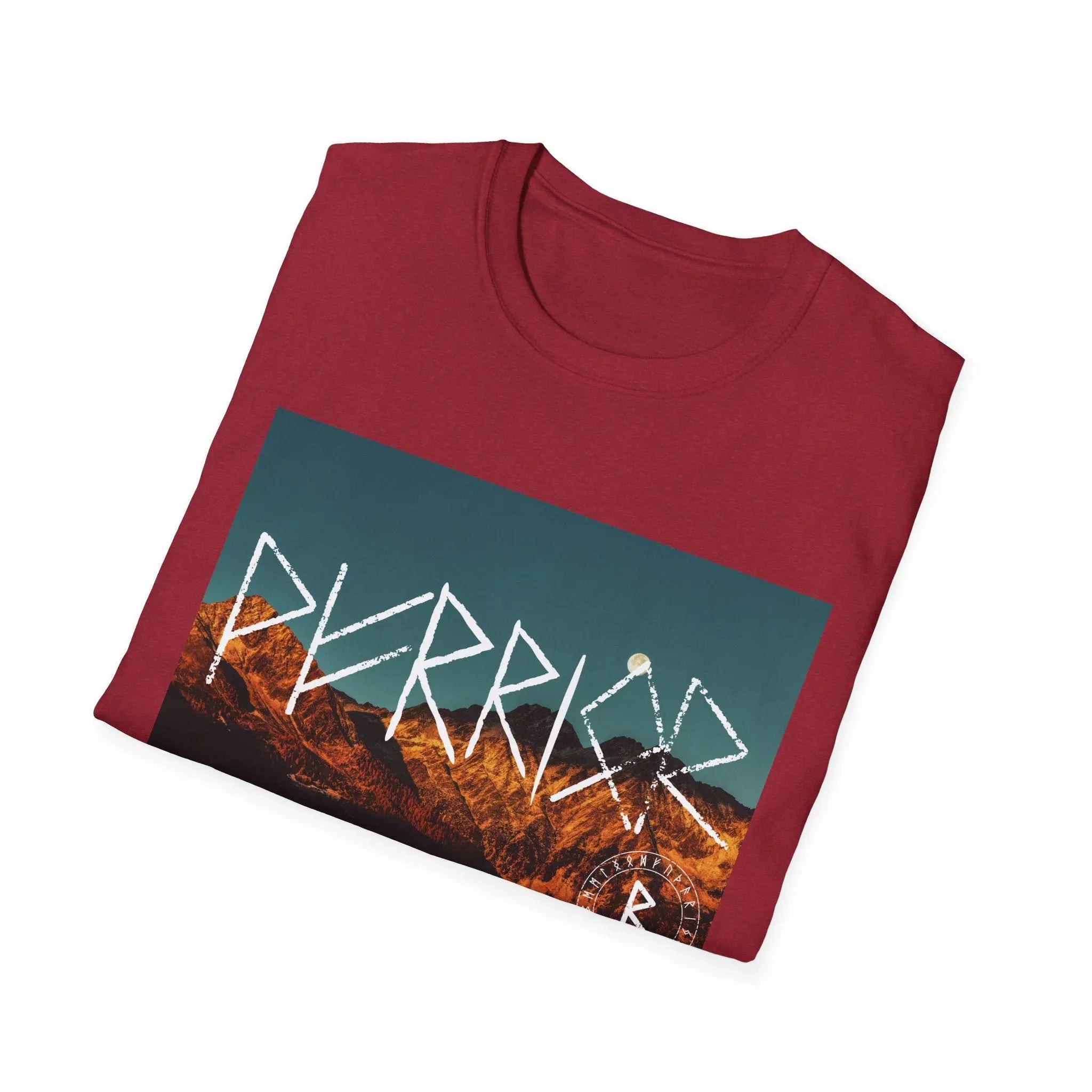 Printify Warrior Rune T-Shirt — Viking Rune Graphic Tee - T-Shirts T-Shirt
