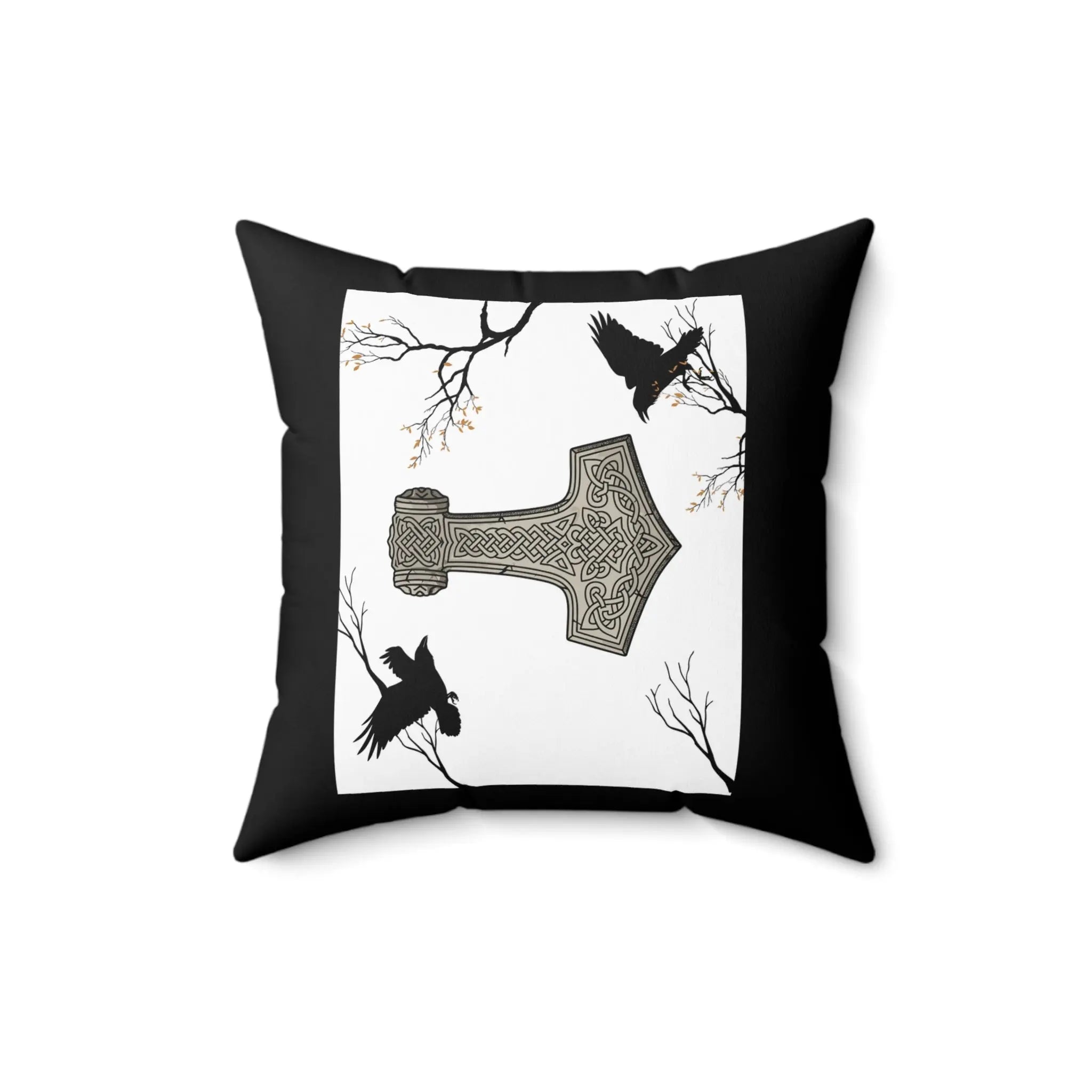 Printify Viking Norse Throw Pillow — Norse Viking Decorative Pillow - Throw Pillows Home Decor