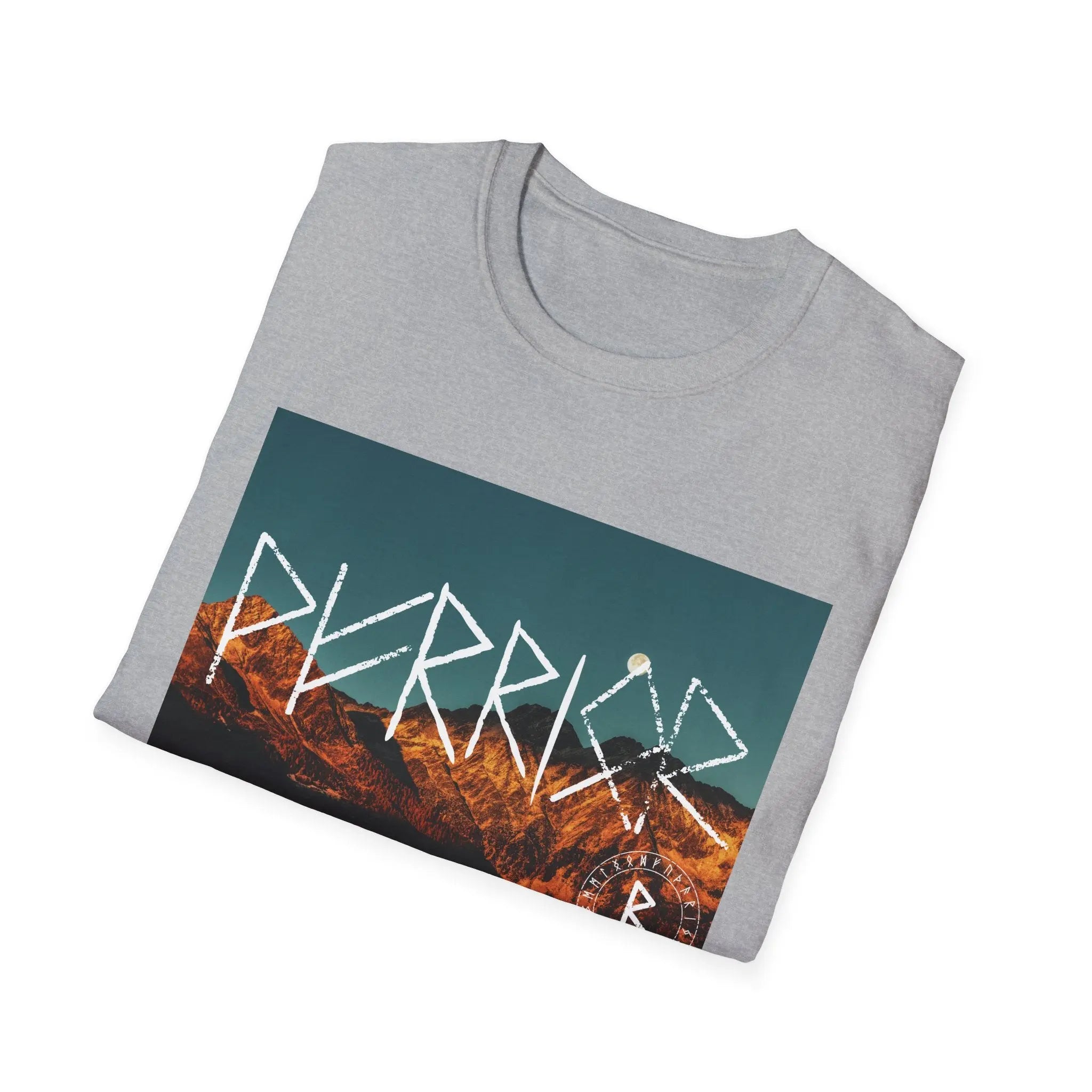 Printify Warrior Rune T-Shirt — Viking Rune Graphic Tee - T-Shirts T-Shirt