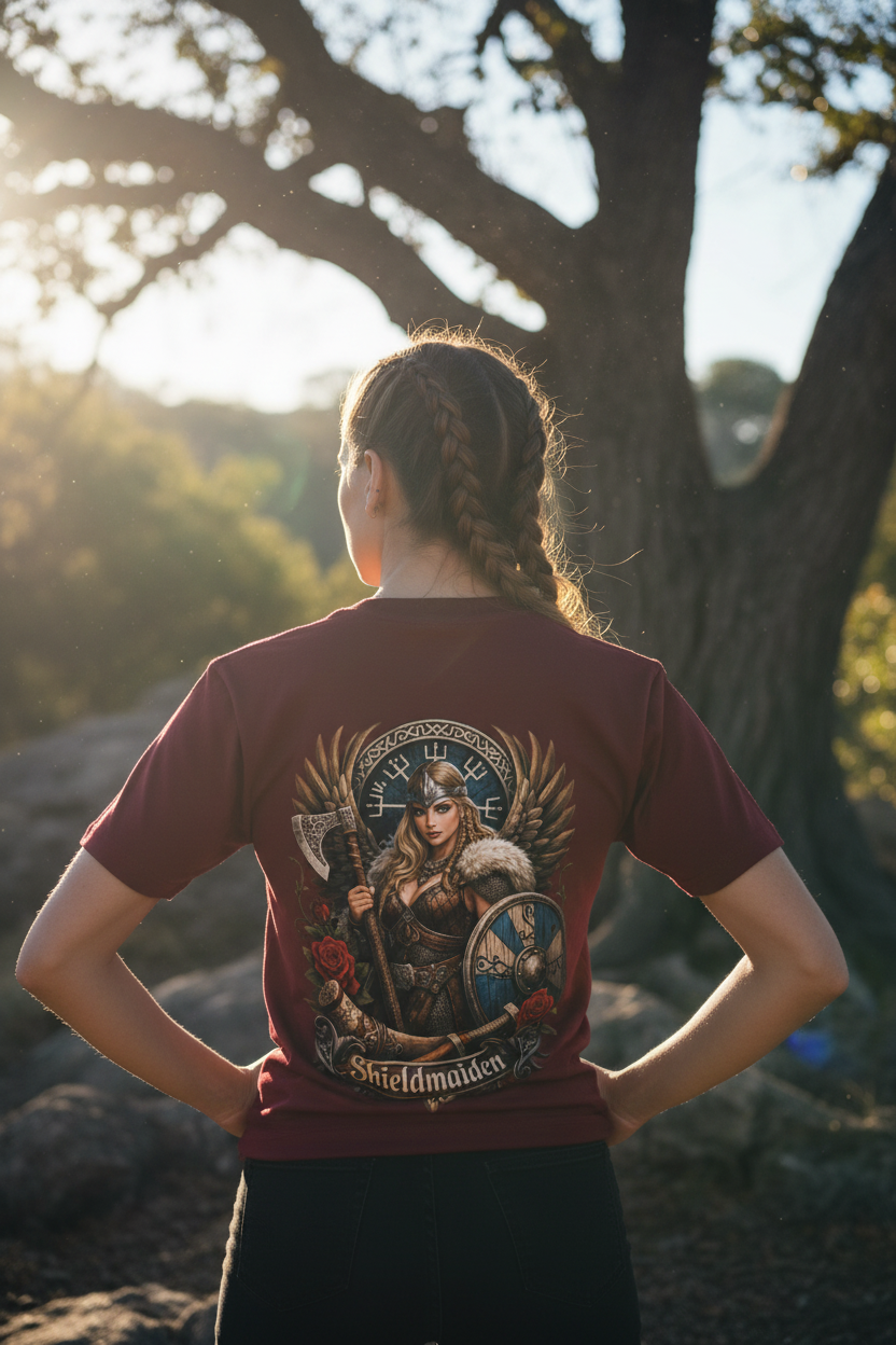ODMPOD Sheildmaidens Stand Cotton T-Shirt -