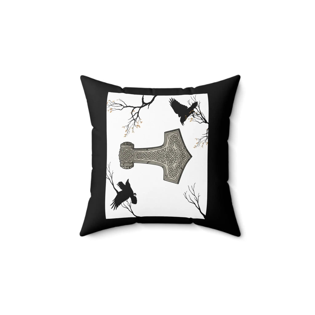 Printify Viking Norse Throw Pillow — Norse Viking Decorative Pillow - Throw Pillows Home Decor