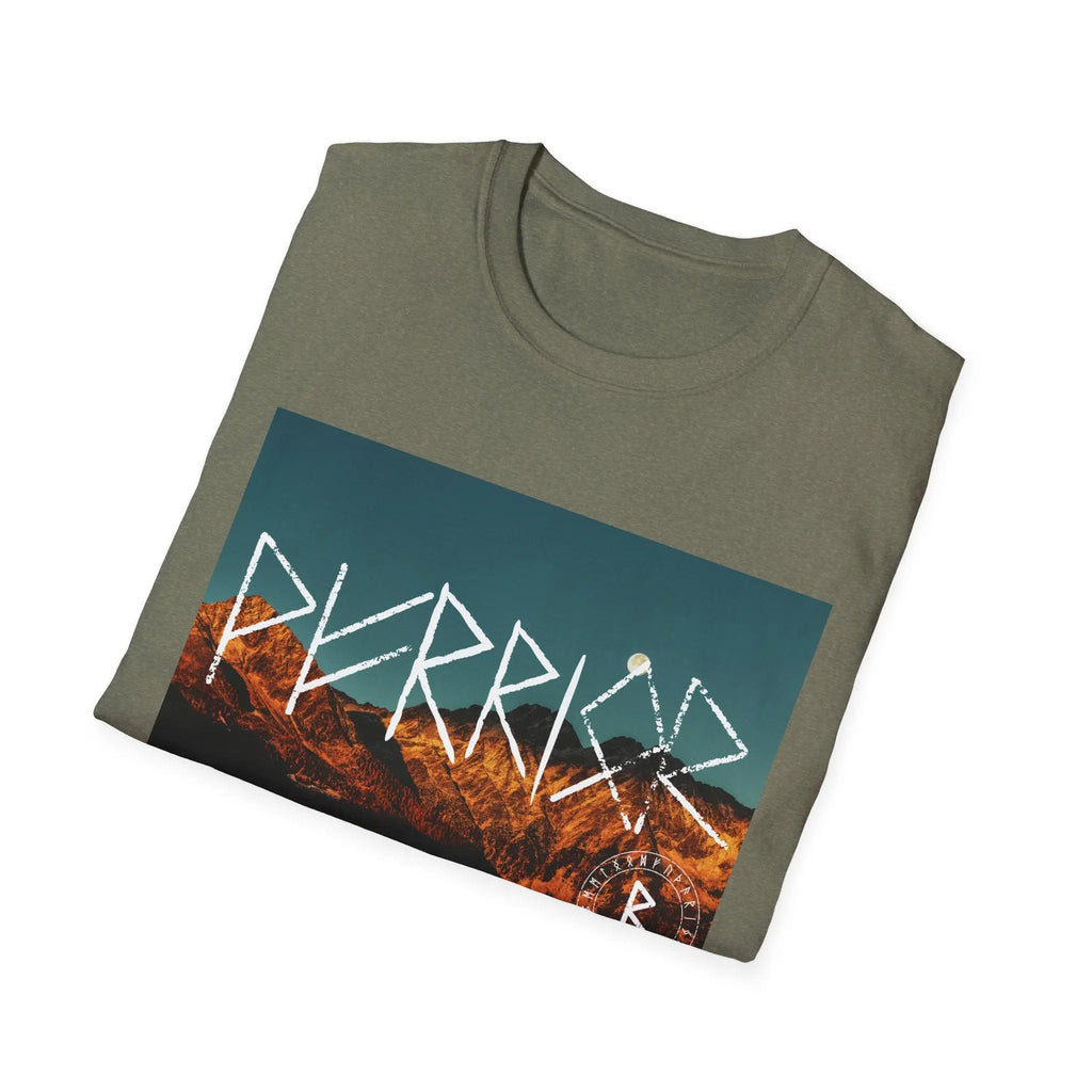 Printify Warrior Rune T-Shirt — Viking Rune Graphic Tee - T-Shirts T-Shirt