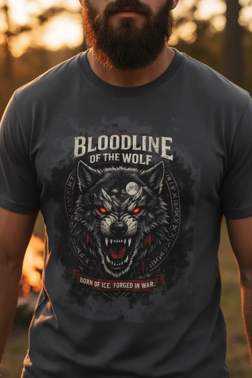 ODMPOD Bloodline Of The Wolf- Cotton Tee -
