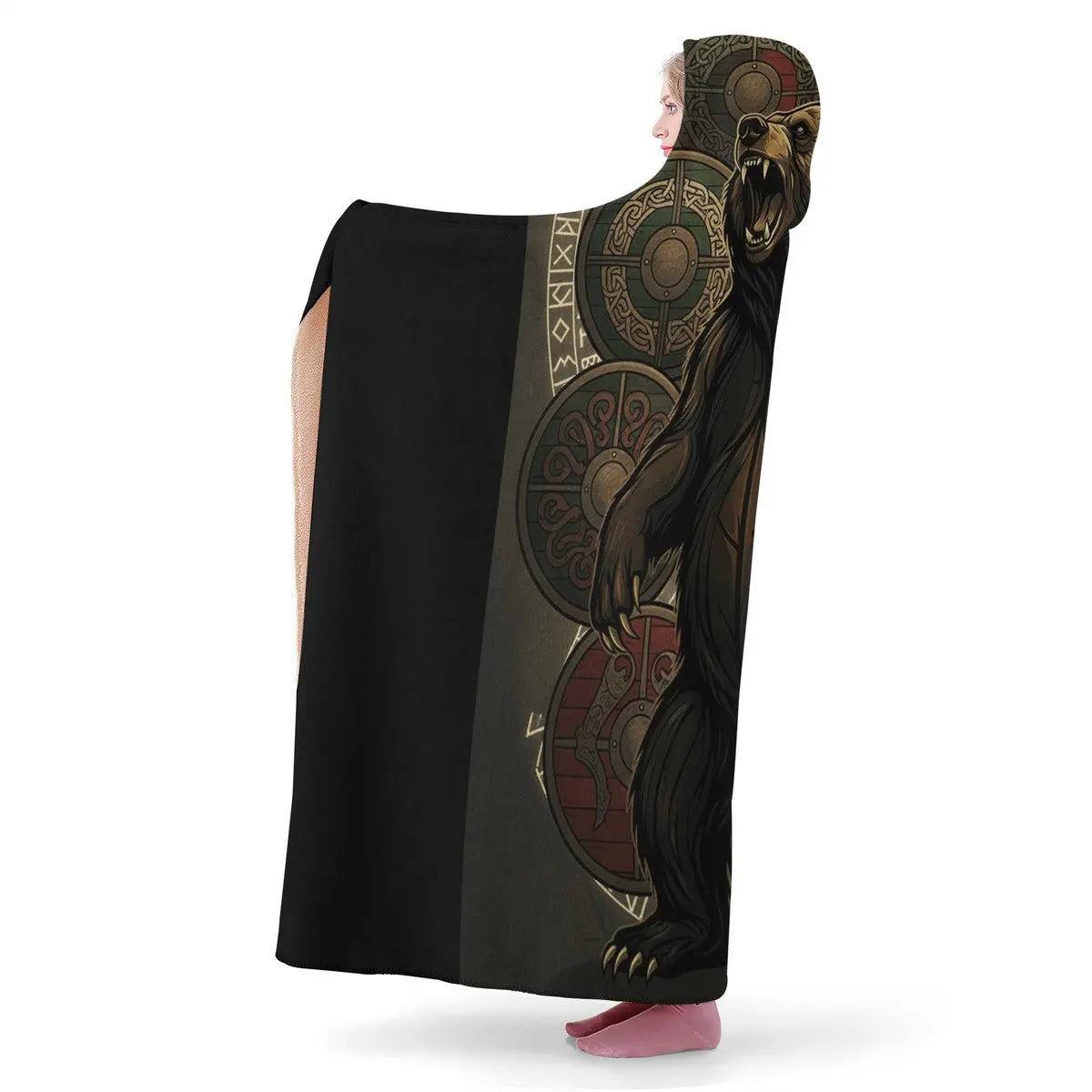 Valkyrie Threads! Berserker Fury Hooded Blanket - Blankets Hooded Blanket