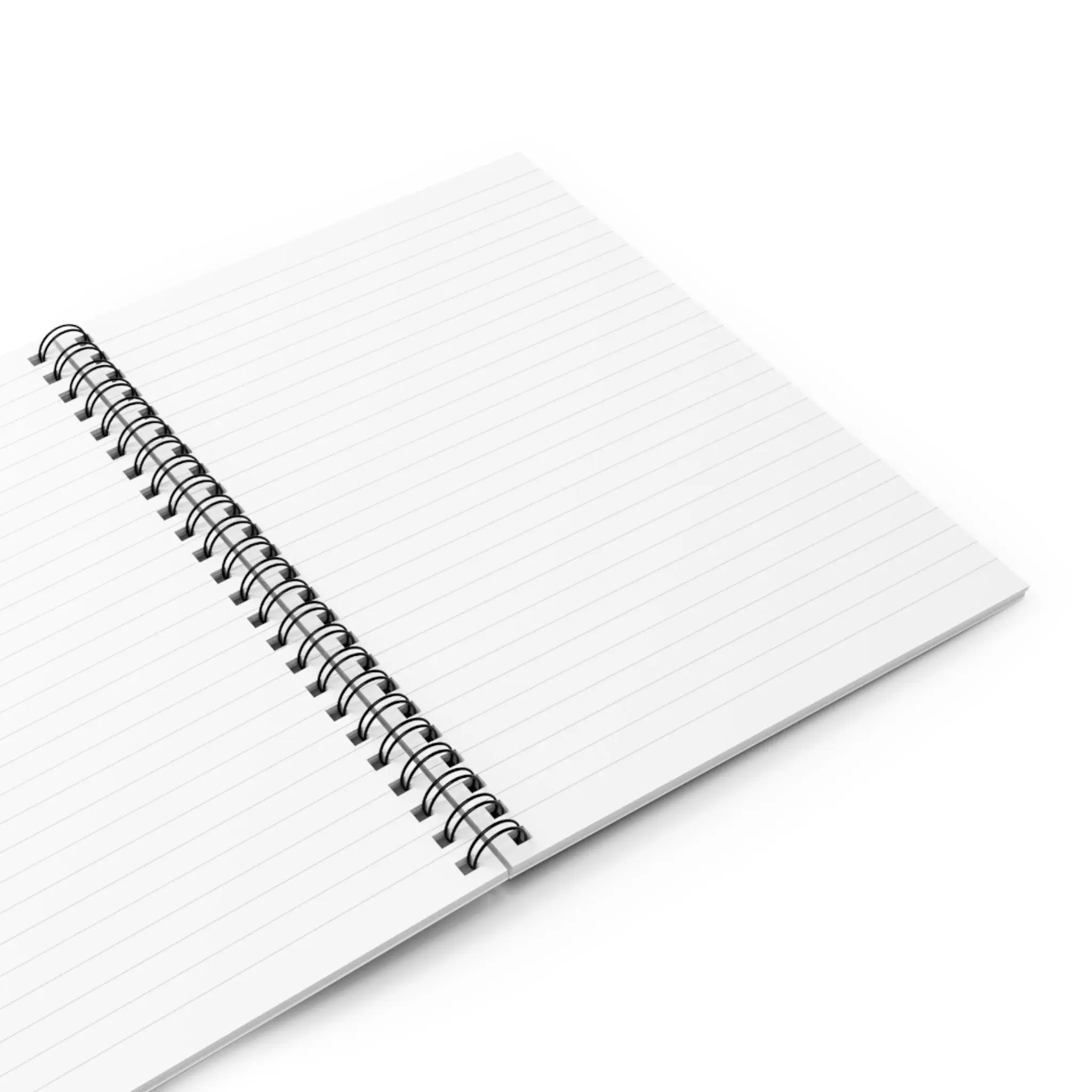 Printify Emotional Strength Spiral Notebook — “Print It Your Way” Floral Journal - Notebooks & Notepads Paper products