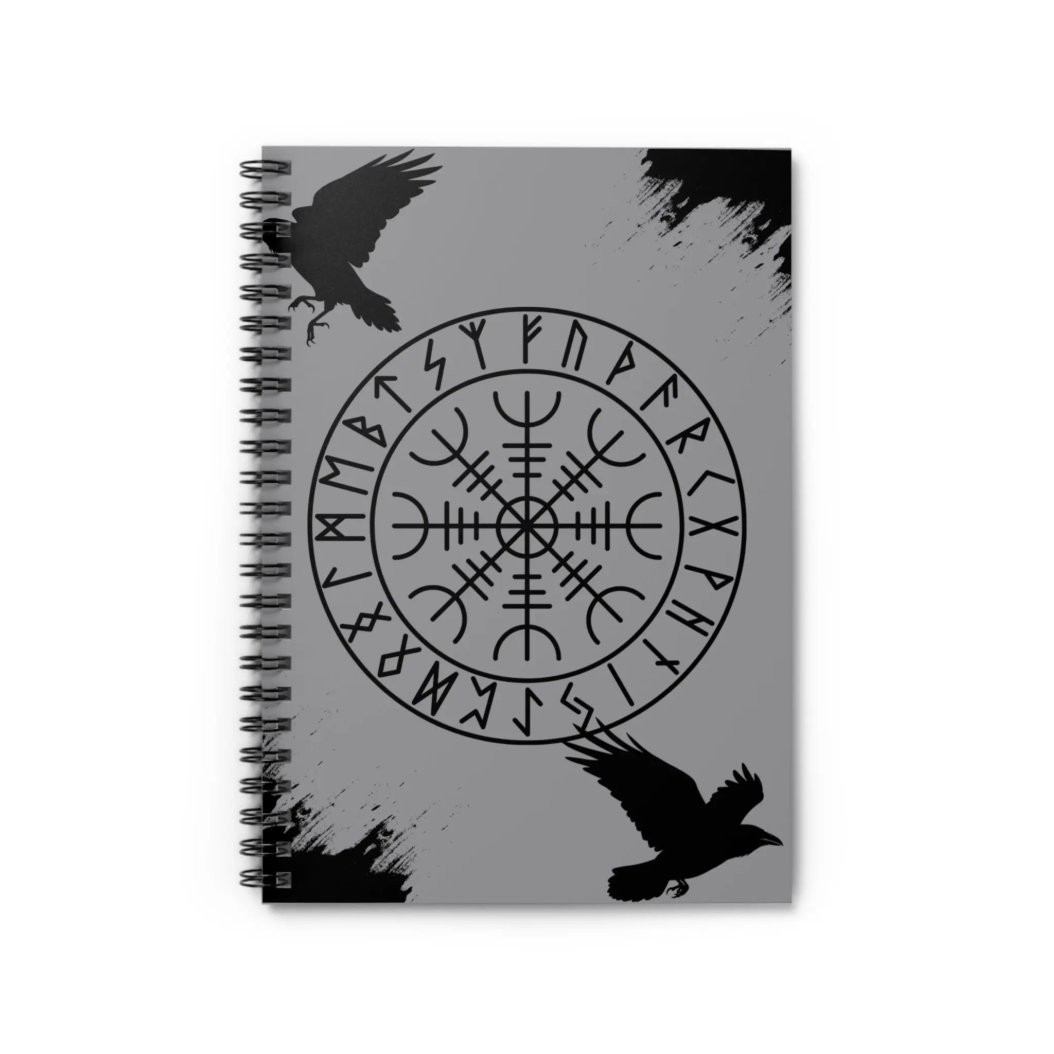 Printify Helm of Awe Spiral Notebook - Ruled Line - Notebooks & Notepads Paper products