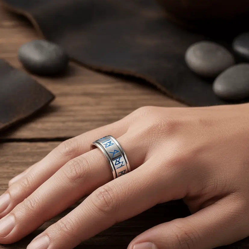 Valkyrie Threads! Nordic Rune Jewelry - Fate Spinner Ring | Limited Supply! - Rings Accessories