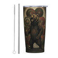 Valkyrie Threads! Norse Viking Berserker Warrior Blk 20 oz Stainless steel - Tumblers Drinkware