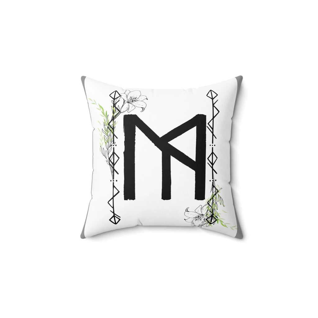 Printify Thor's Hammer Spun Polyester Square Pillow - Throw Pillows Home Decor