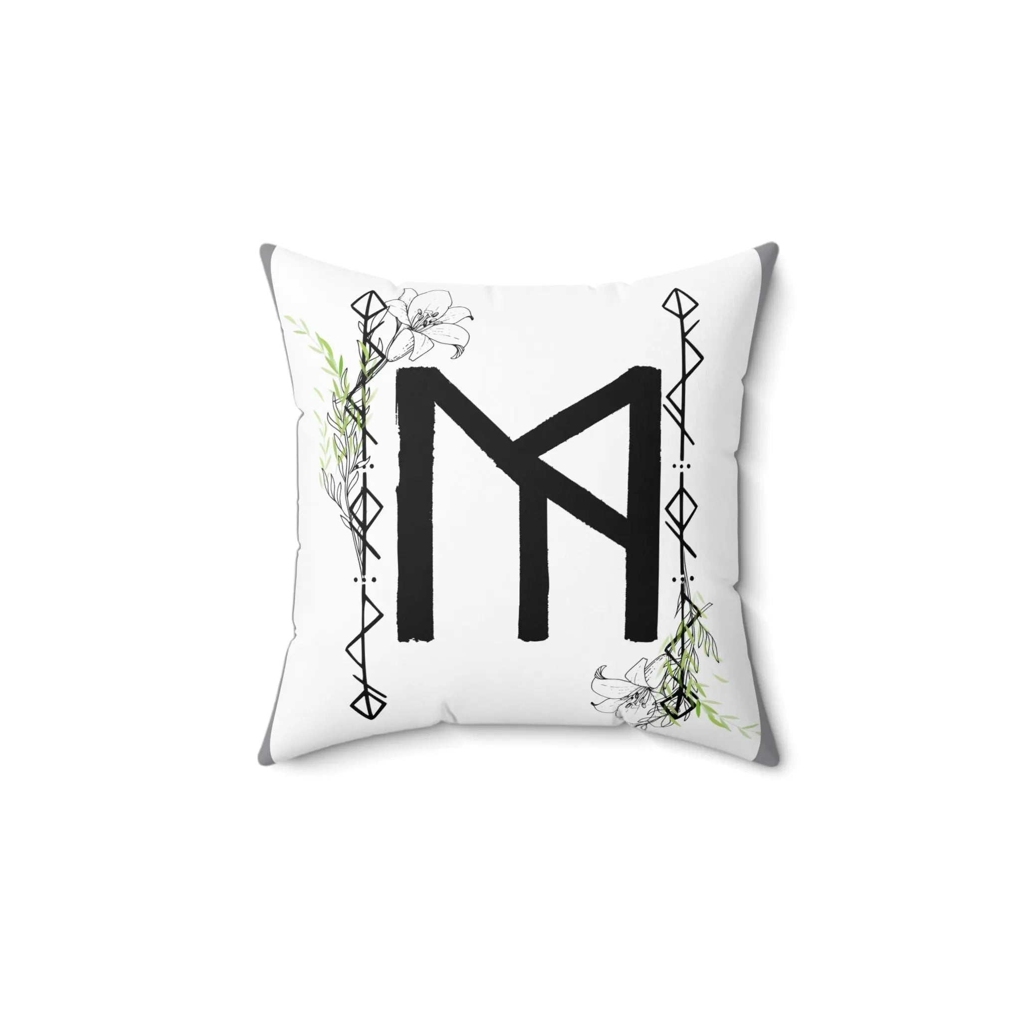 Printify Thor's Hammer Spun Polyester Square Pillow - Throw Pillows Home Decor