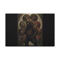 Printify Viking Bear Shield Canvas Print — Stretched 1.5" - Prints Canvas