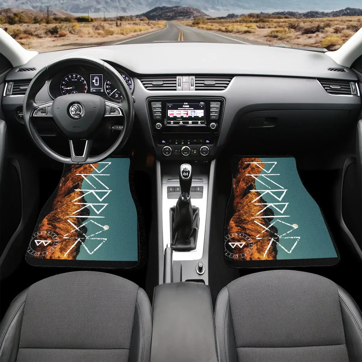 Valkyrie Threads! Warrior Rune Norse Design Car Floor Mats - Floor Mats car floor mats
